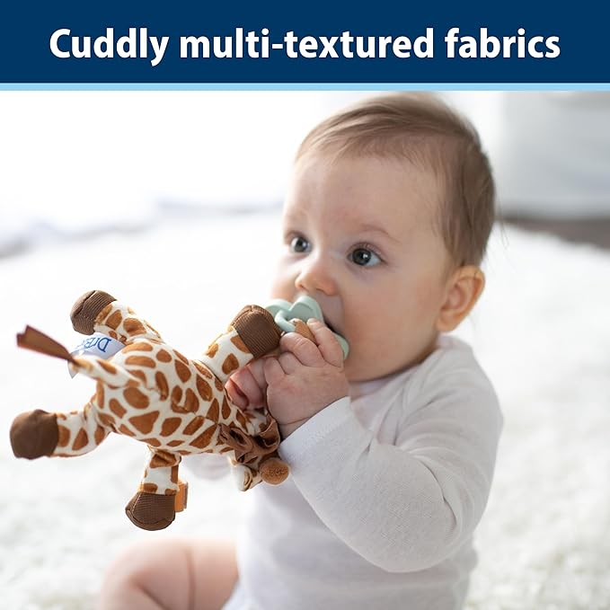 Dr. Brown's Lovey Pacifier and Teether Holder, 0 Months Plus