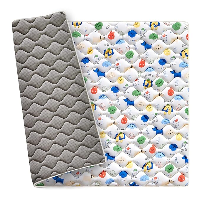 Premium Foam Baby Play Mat 36" X 36", Thick One-Piece Crawling Mat