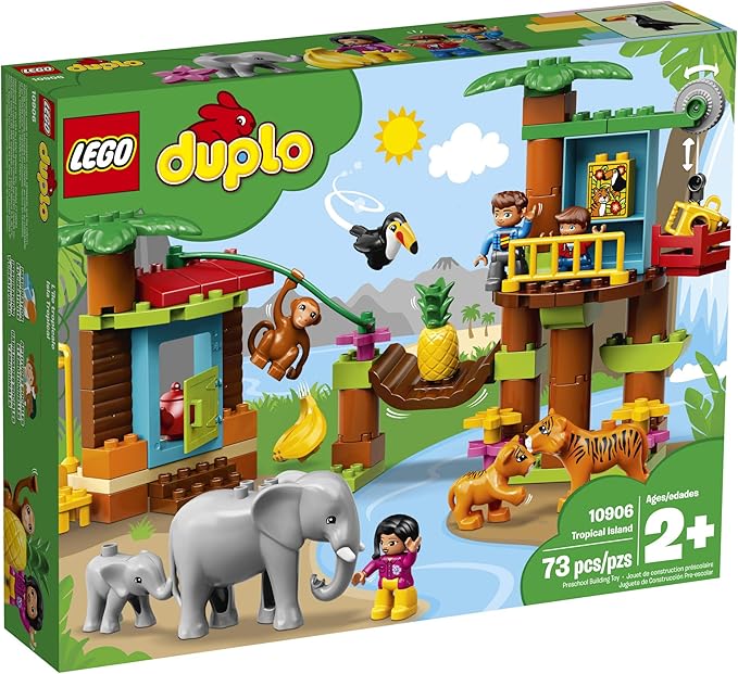 LEGO DUPLO Town Tropical Island 10906 Exclusive Building Bricks (73 Pieces)