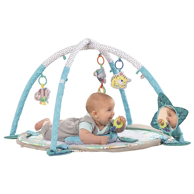 Infantino 4-in-1 Sloth Jumbo - Combination Baby Activity Gym and Ball Pit for Sensory Exploration and Motor Skill Development, for Newborns