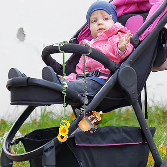 Toy Straps for Baby,RTMOK Silicone Setpacifier Clip