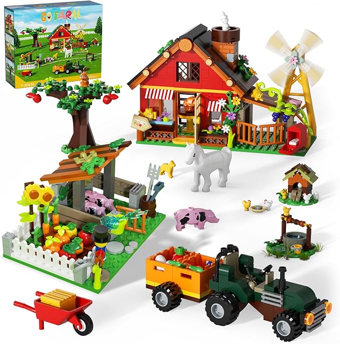 Farm House Building Set, Farmhouse Building Set 6+ Party