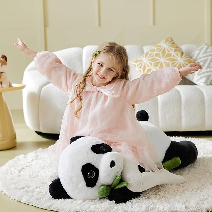 IKASA Giant Panda Stuffed Animal Plush Toy,Big Large Jumbo Soft Toys 30" Huge
