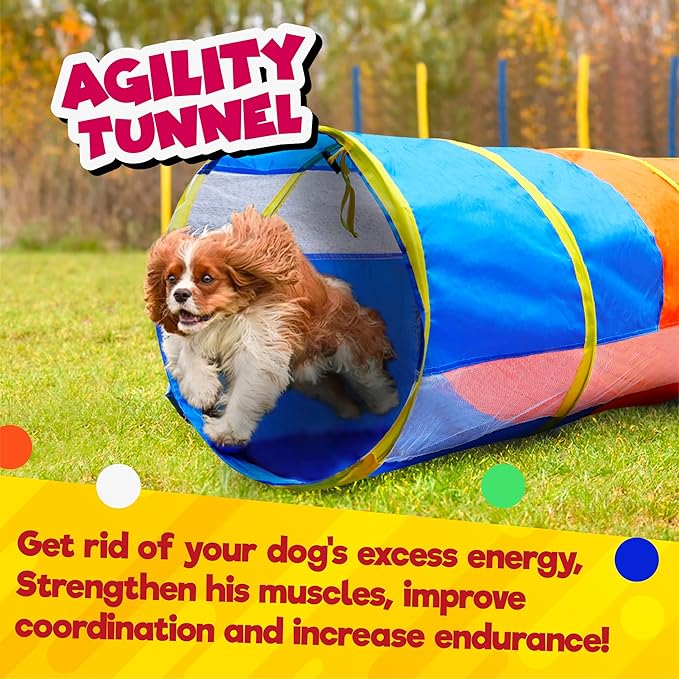 Hide N Side 2-Pack 6ft/12ft Crawl Through Play Tunnel Toy,