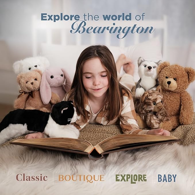 Bearington Baby Lamby Snuggler, 15 Inch White Lamb Plush Stuffed Animal Security Blanket Lovey for Babies