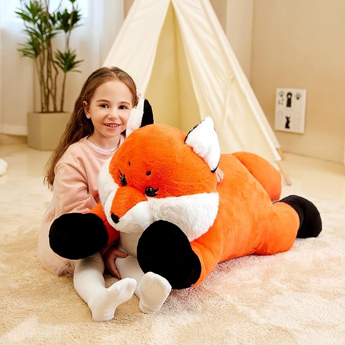 IKASA Giant Fox Stuffed Animal Plush Toy, 30" Large Fox