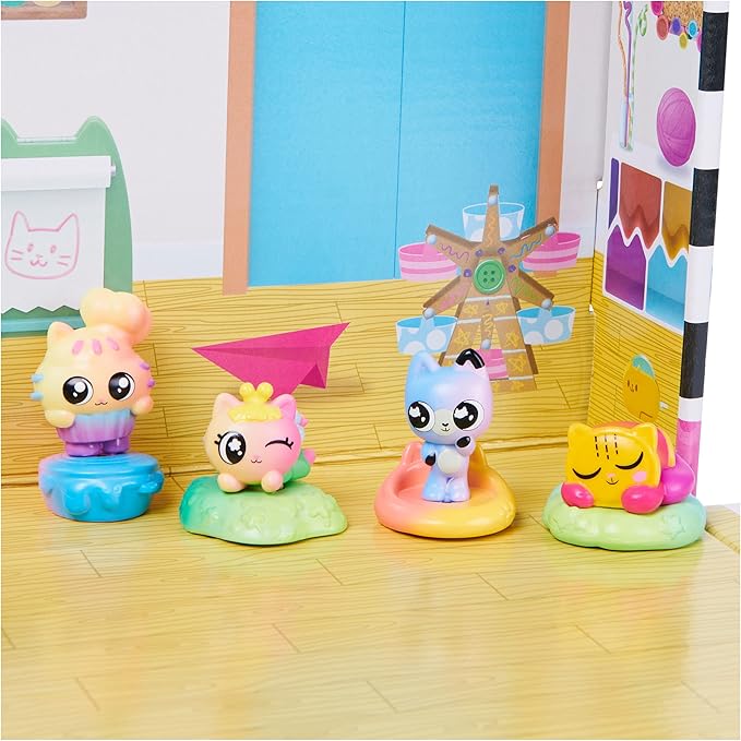 Gabby’s Dollhouse, Meow-mazing Mini Figures 12-Pack (Amazon Exclusive) Rainbow -Themed 3 and