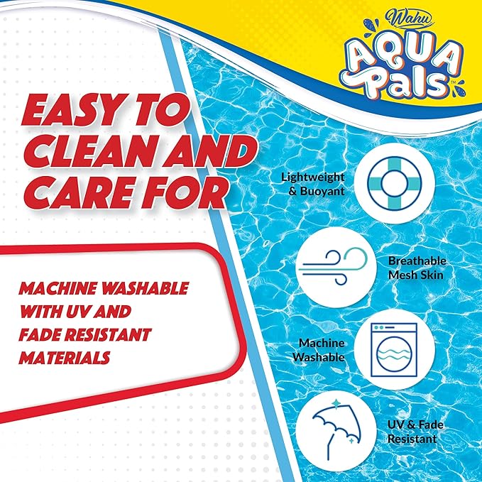 Wahu Aqua Pals Disney Classic Minnie Mouse Plush Water Toy for Kids Ages 2+, Fast-Drying Waterproof Plush Doll Toy for Pool and Bathtub 16"