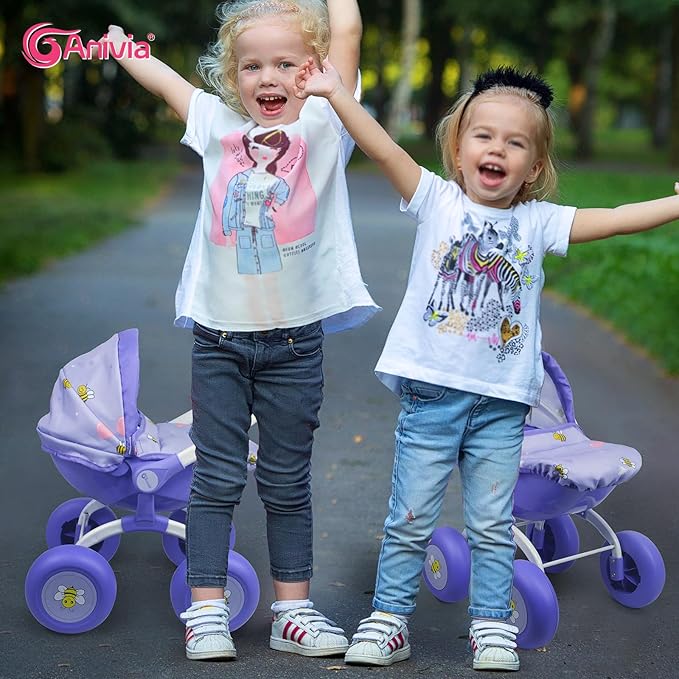 ANNIVIA Baby Doll Stroller Baby Doll Pram Baby Doll Carriage