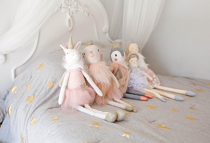 Mon Ami Angel Stuffed Doll - 15", Silver