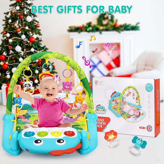 Baby Gym Play Mats Baby Toys Tummy Time Mat Toys 0-3 6 9 12