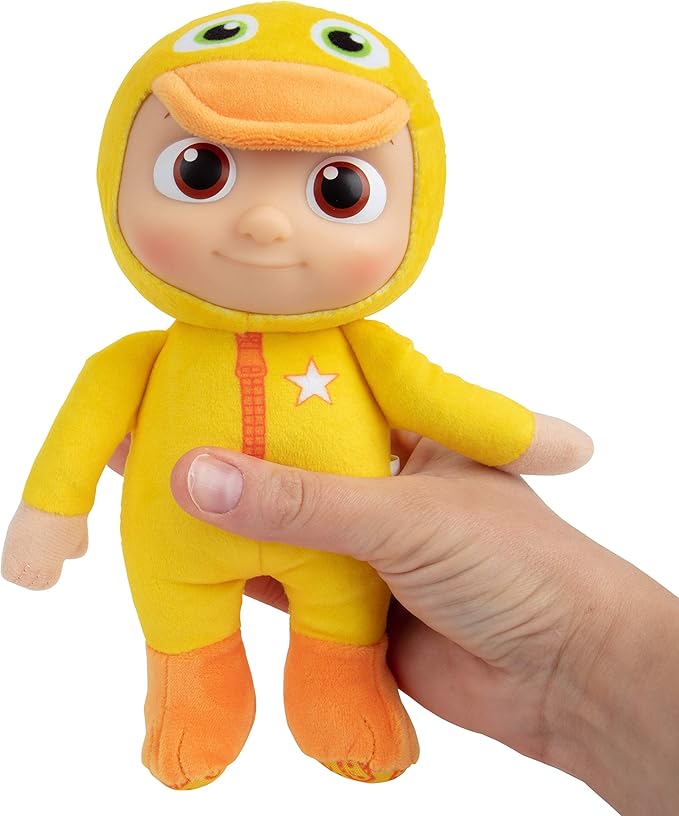 CoComelon 8-Inch JJ Puppy & Duck Plush 2-Pack - Officially Licensed Soft & Squishy Stuffed Animal Doll Toys 1-3 - 2
