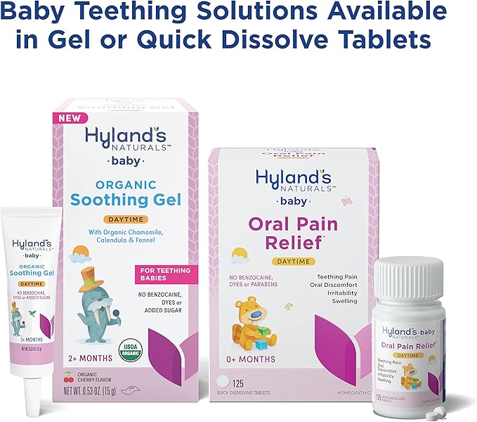 Hyland's Baby - Organic Day Oral Soothing Gel, with Chamomile 2 Months 0.53 Ounce