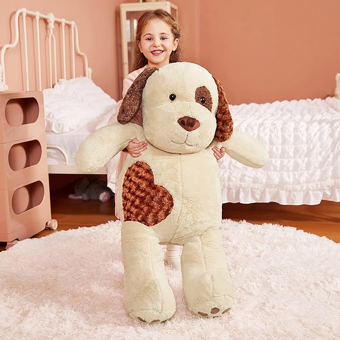 IKASA Giant Dog Labrador Stuffed Animal Plush Toys,Puppy Soft Toy Large Cute Huge Jumbo Big Size Plushie (30 inches,
