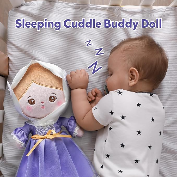 OUOZZZ 12" Soft Baby Doll for Girls - First Baby