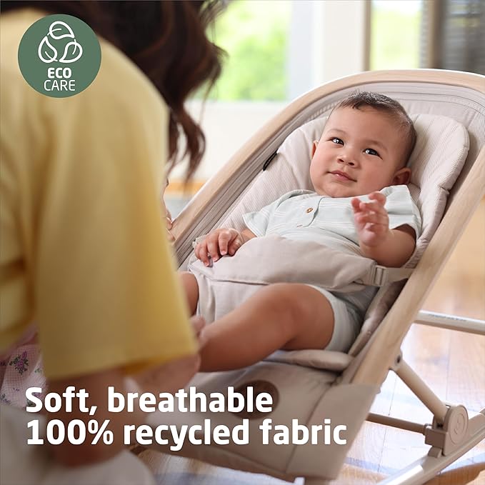 Maxi-Cosi Kori 2-in-1 Baby Bouncer Seat for Infants, Baby Rocker Chair, Portable Baby Bouncer, Classic Slate