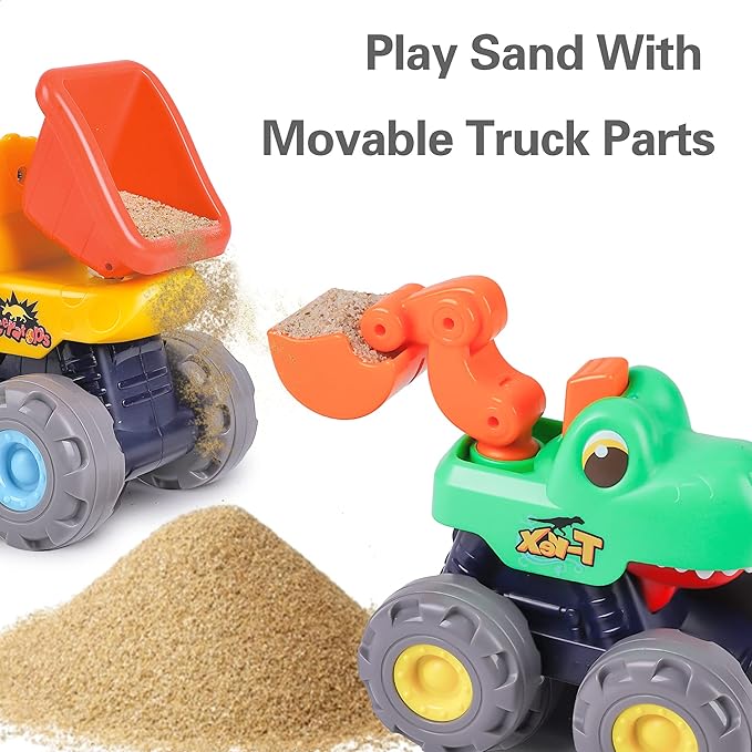 iPlay, iLearn Toddler Dinosaur Monster Truck Toys 1 2 3 Year 12 18 24 Month