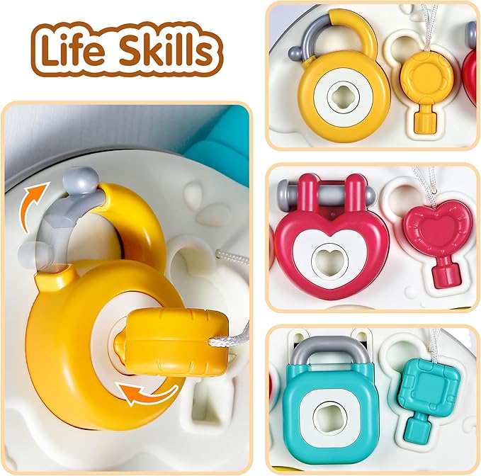 iPlay, iLearn Toddler Busy Board Toys 1 Year 12 18 2 3 4 Yr