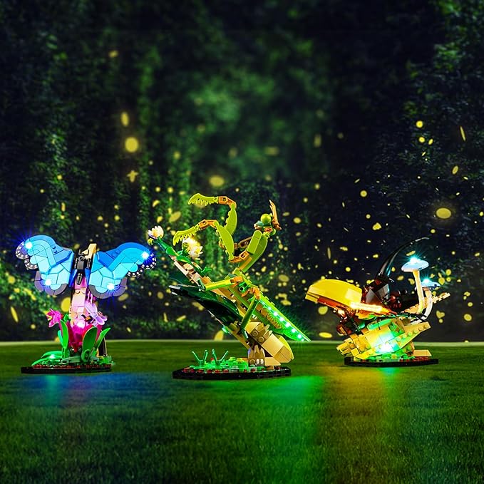 LED Lighting Kit for Lego The Insect Collection, LED Light 21342 Building