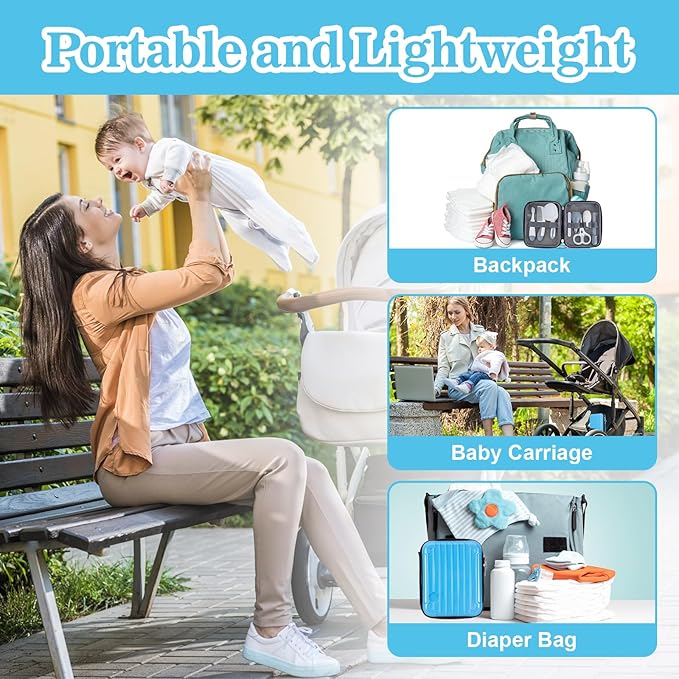 Little Angel Baby Healthcare and Grooming Kit, Safety Newborn Nursery Care Set, with Hair Brush Comb, Nail Clipper, Nasal Aspirator for Newborn Infant Baby Girls Boys