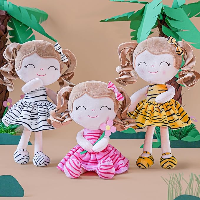 Gloveleya Baby Dolls Soft Snuggly First Baby Girl Gifts Plush 12inches Animal