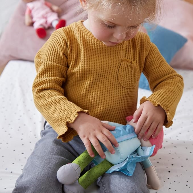 HABA Snug Up Philine - 10" Soft Doll, Machine Washable - Perfect Snuggly First Soft Baby Doll and Toddler Baby Doll for 18 Months and Up