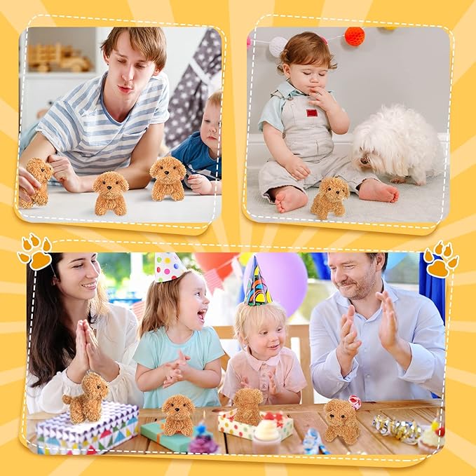 Liliful Puppy Dogs Stuffed Animals Bulk Assorted Mini Dog Doll 50 Pcs