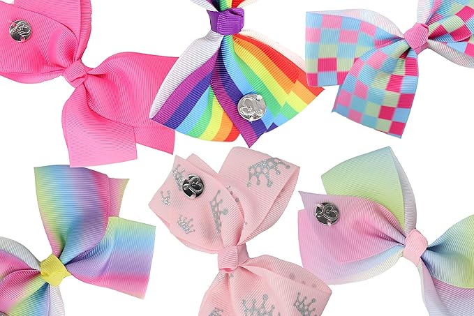 Unicorn Hair Bow Holder Organizer for Girls with JOJO Bows, 5 inch