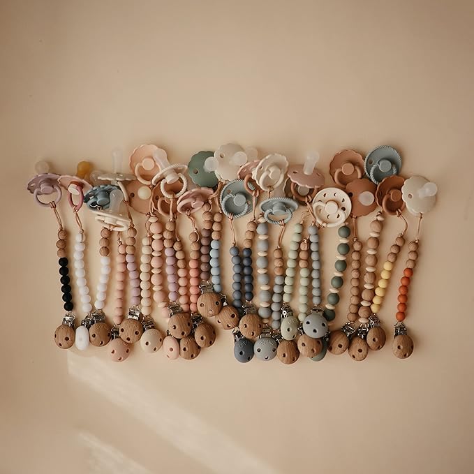 Frigg Rope SilkySoft Silicone Baby Pacifier | Made in Denmark 6-18 Months)