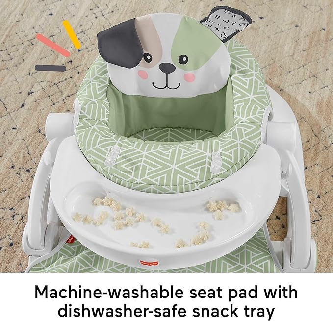 Fisher-Price Baby Portable Baby Chair Sit-Me-Up Floor Seat with Snack