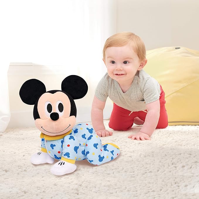 Disney Baby Musical Crawling Pals Plush, Mickey