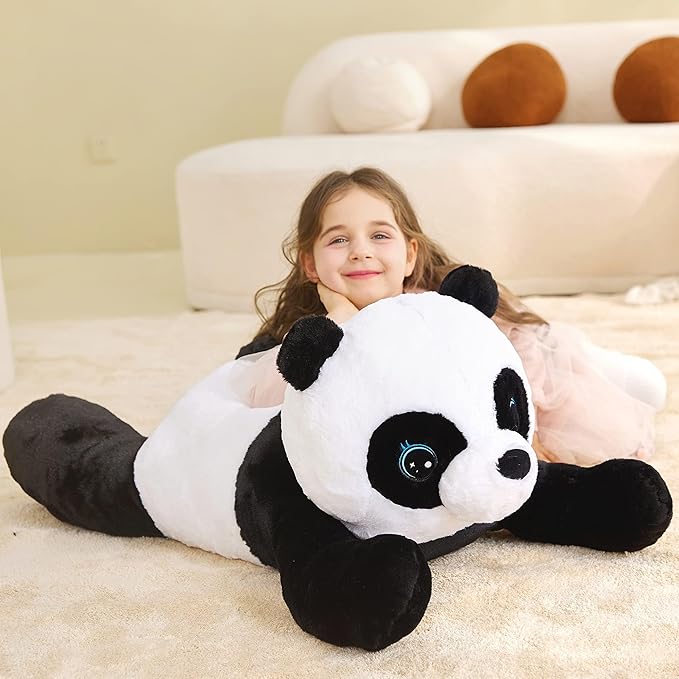 IKASA Giant Panda Stuffed Animal Plush Toy,30" Large Cute Jumbo Soft Toys
