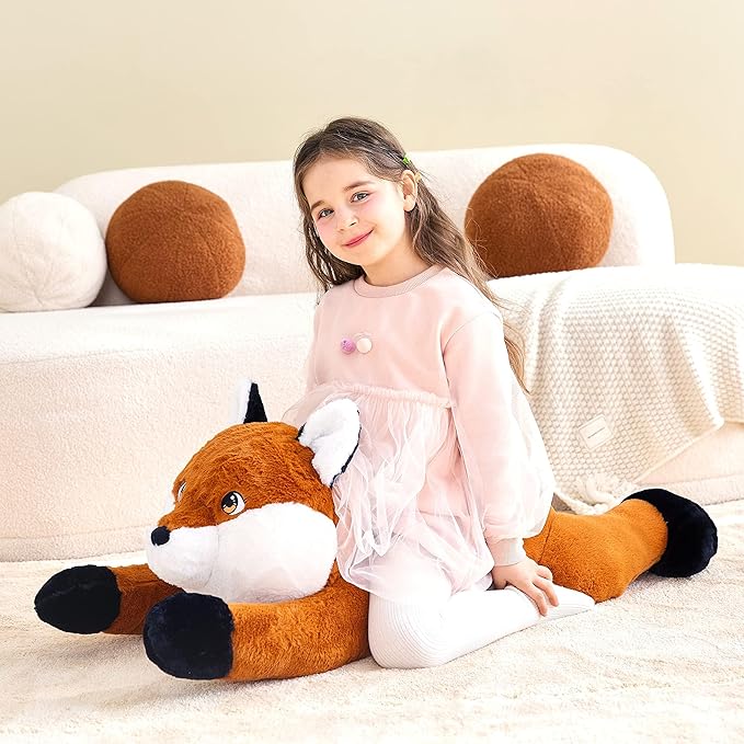 IKASA Giant Fox Stuffed Animal Plush Toy, 30" Large Fox