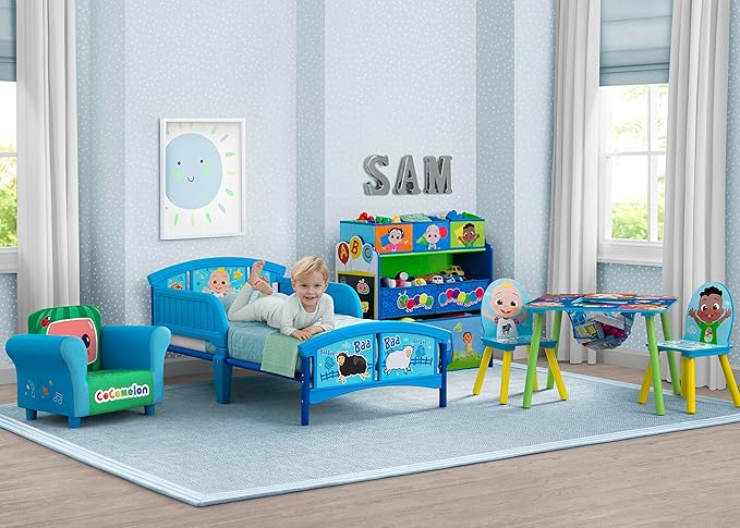 Delta Children CoComelon School Bus Toy Box + Delta Children