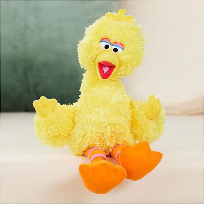 GUND Sesame Street Official Big Bird Muppet Plush, Premium Plush Toy for Ages 1 & Up, Yellow, 14”