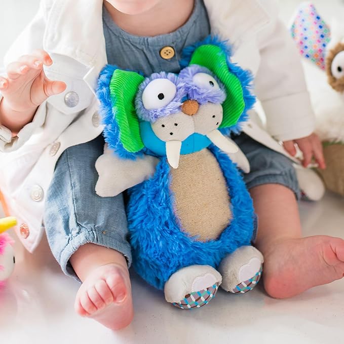 & Toddler Plush Soft Bean Bag Toy with Full Color