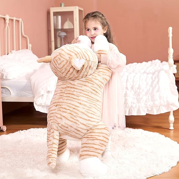 IKASA Large Cat Stuffed Animal Plush Toy,Giant Kitten Cute Jumbo Soft Toys (30 inches,