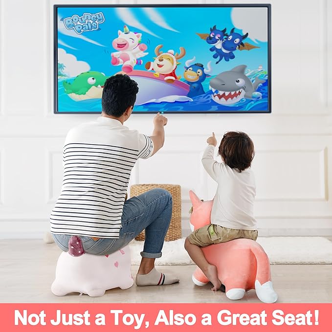 iPlay, iLearn Bouncy Pals Pink Fox Hopping Horse 18 24 2 3 4 5