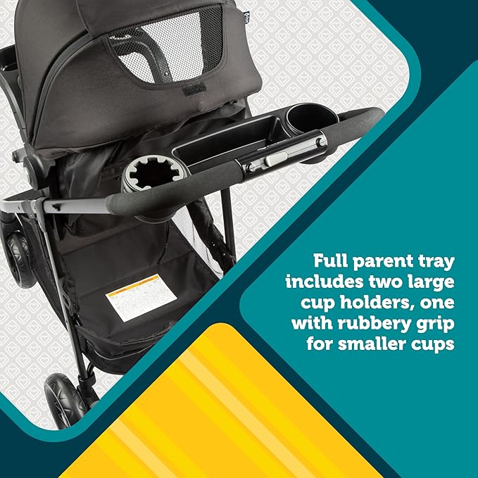 Safety 1st Grow and Go Flex 8-in-1 Car Seat Stroller Combo, Baby Stroller Travel Systems for Infants 4-30 lbs, Stroller and Carseat Combo Set, Orchid Bloom