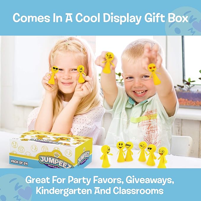 IPIDIPI TOYS Jumping Spring Launchers Popper Toys - Gift Bag Toys for Kids Party Favors, Goodie Bags Stuffers 24)