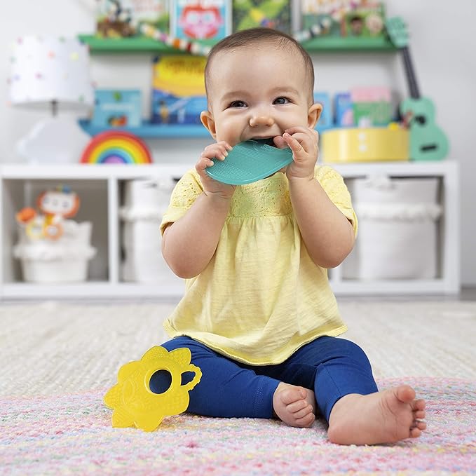Bright Starts Teeth Relief 8pc Gift Set - BPA-Free Baby Teethers, Refrigerated Teething Toys 3 Months+