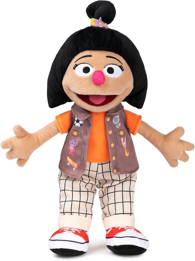 GUND Sesame Street Official Ji-Young Plush, Premium Plush Doll for Ages 1 & Up 13”
