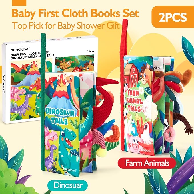Baby Books 0-6 Months - 2PCS 0-6 Months 0-6-12 Months,
