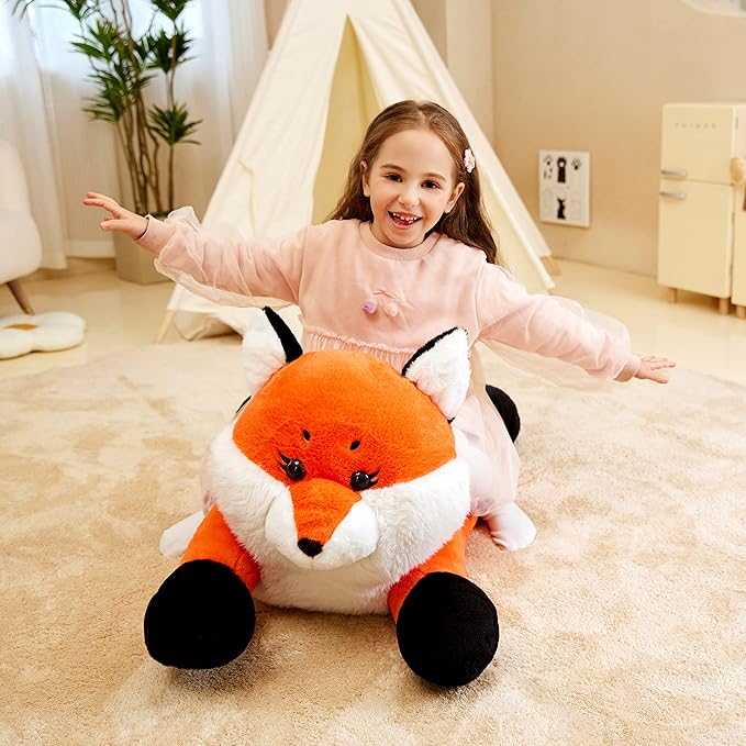 IKASA Giant Fox Stuffed Animal Plush Toy, 30" Large Fox
