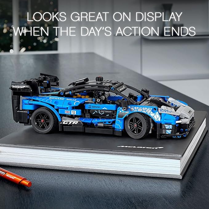 LEGO Technic McLaren Senna GTR 42123 Racing Sports Collectable Model Car Building Kit, Car Construction Toy
