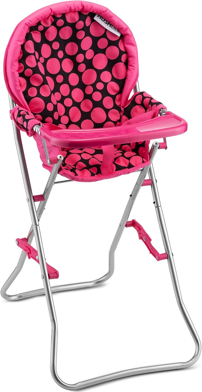 Baby Doll High Chair, Baby Toy High Chair for Toddlers 3 Years and up 18 inch