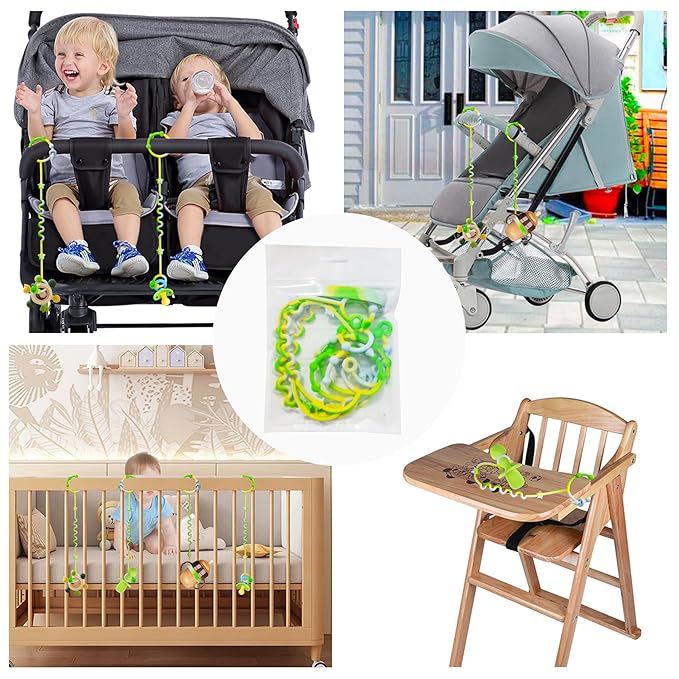 Toy Straps for Baby,RTMOK Silicone Setpacifier Clip