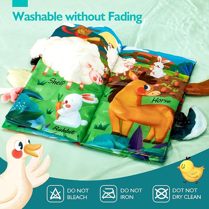 Baby Books 0-6 Months - 2PCS 0-6 Months 0-6-12 Months,