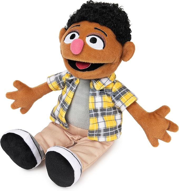GUND Sesame Street Official Tamir Plush, Premium Plush Doll for Ages 1 & Up 13”
