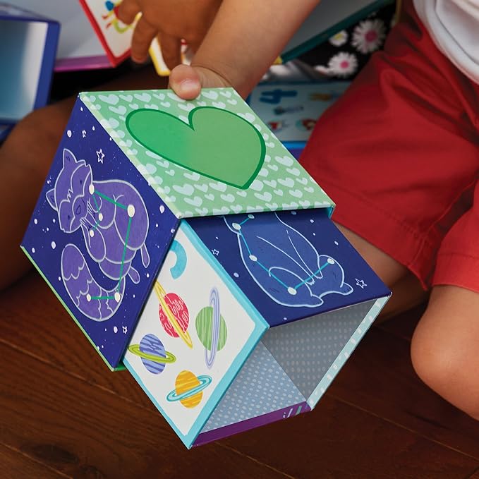 Educational Insights Bright Basics Nest & Stack Cubes, Stacking Cubes 2+